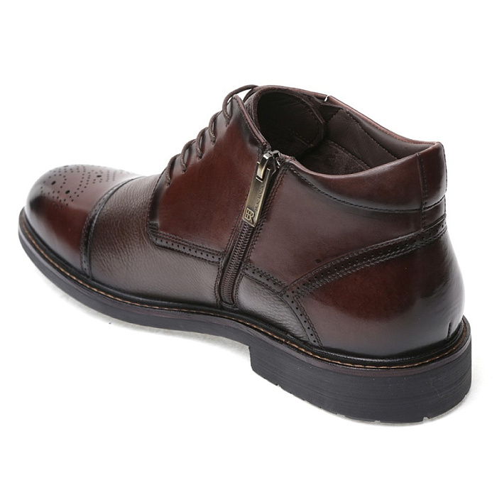 Мужские ботинки basic BRUNO RENZONI  коричневые, артикул G11X-Y5B-R