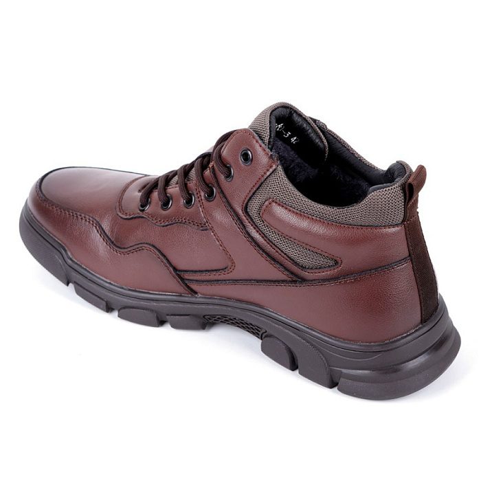 Мужские ботинки BRUNO RENZONI  коричневые, артикул FL129_PB1521-3_BROWN