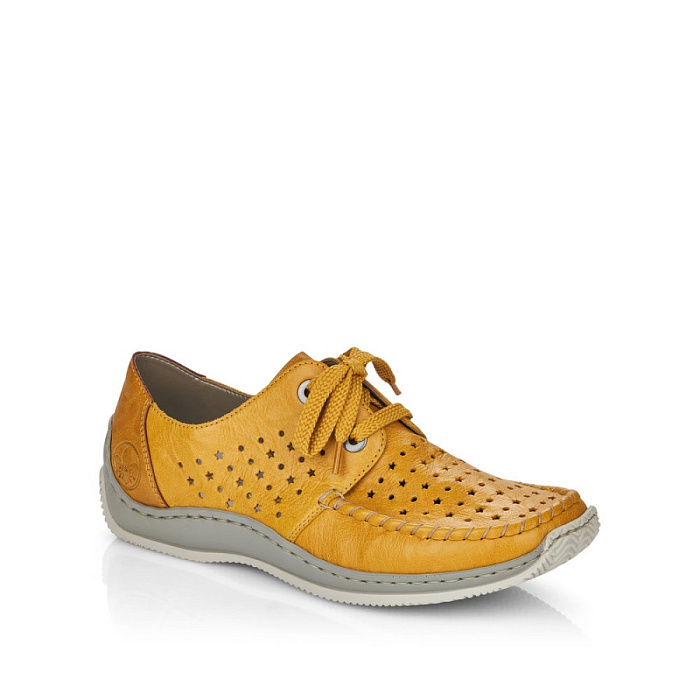 Женские туфли RIEKER желтые, артикул L1716-68