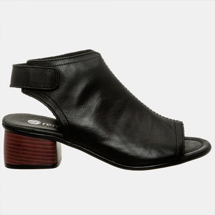 Женские босоножки  REMONTE черные, артикул R8770-01