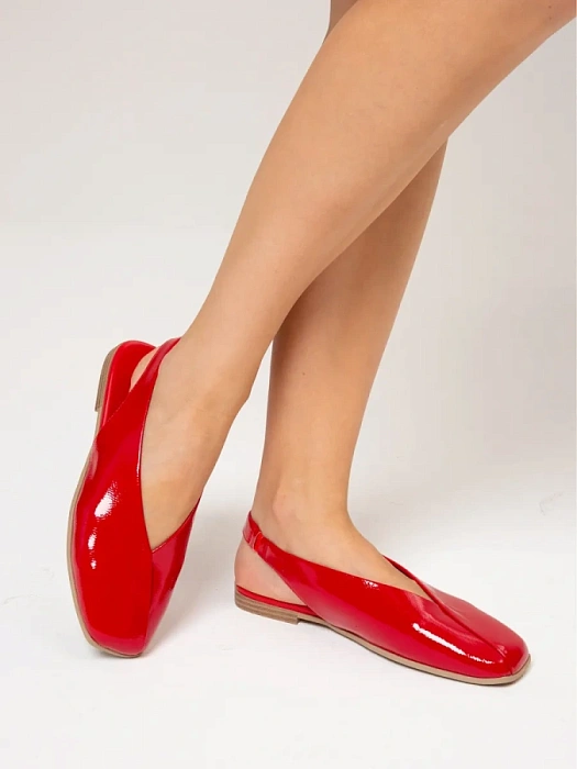 Женские слингбэки SOFIA-ALEXANDRA красные, артикул 51-BMA4-3-507