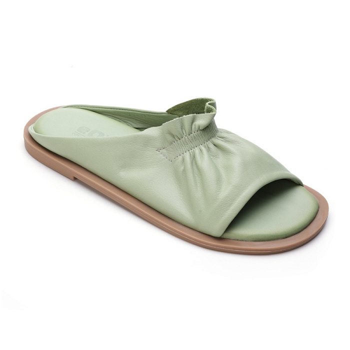 Женские сабо eObuv светло-зеленые, артикул 700121-LL-12