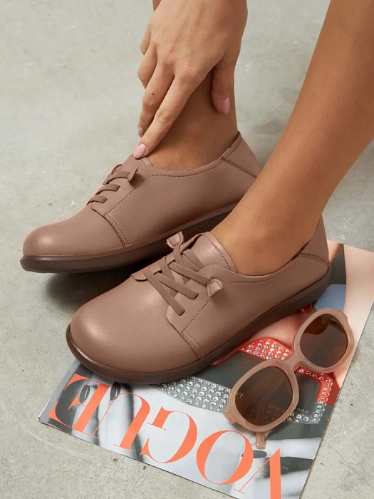 Женские туфли eObuv коричневые, артикул DY25030705