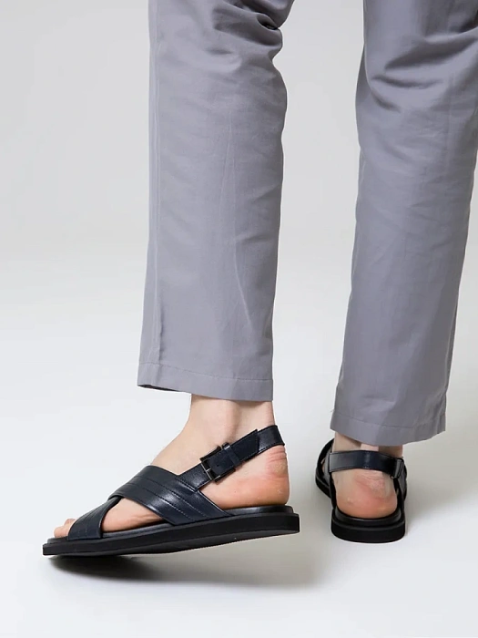 Мужские сандалии BRUNO RENZONI  синие, артикул TK803-7-H8