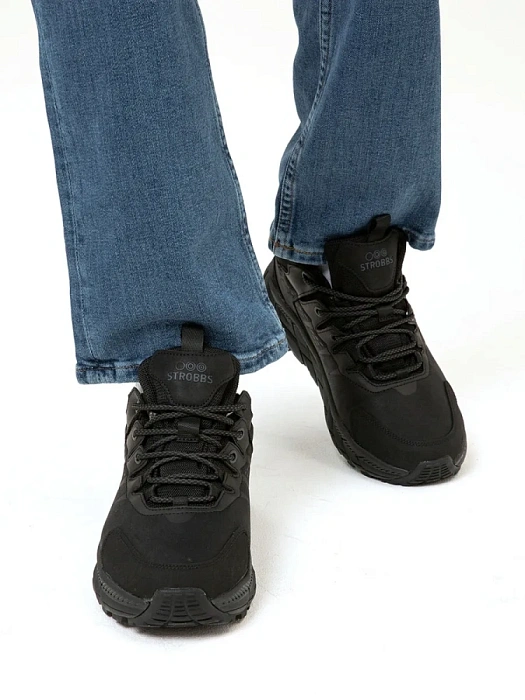 Мужские кроссовки STROBBS черные, артикул C3616-3
