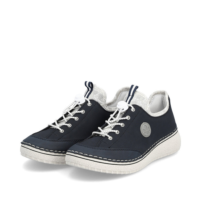 Женские туфли RIEKER синие, артикул 50958-14