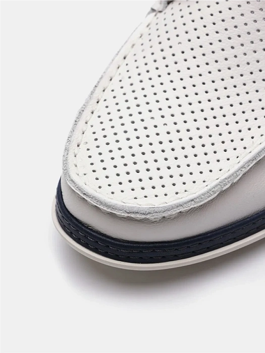 Мужские туфли BRUNO RENZONI  белые, артикул MC1204BB-9G