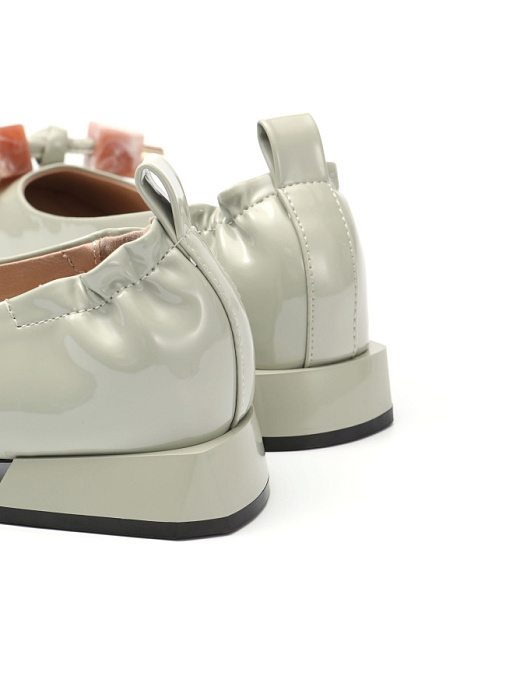 Женские балетки Donna Daniella  оливковые, артикул 2W7-10-106