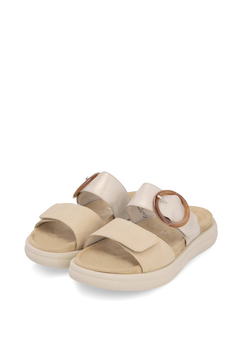 Женские сабо REMONTE бежевые, артикул D2N51-20