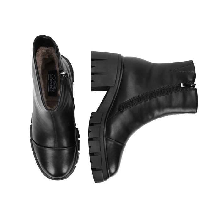 Женские ботинки basic Donna Daniella  черные, артикул 22C15-8-101ZK1