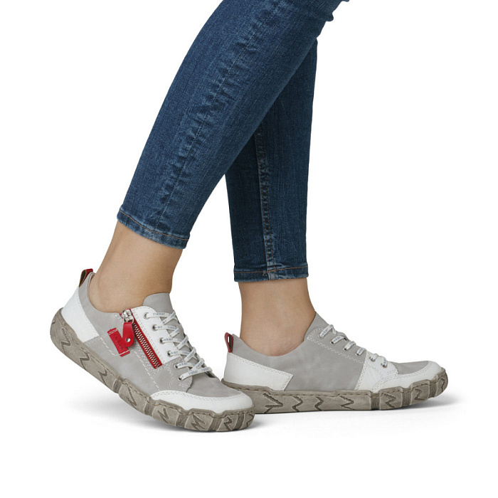 Женские кеды RIEKER серые, артикул L0302-40