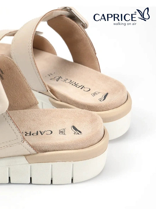 Женские сабо CAPRICE бежевые, артикул 9-27203-44-140