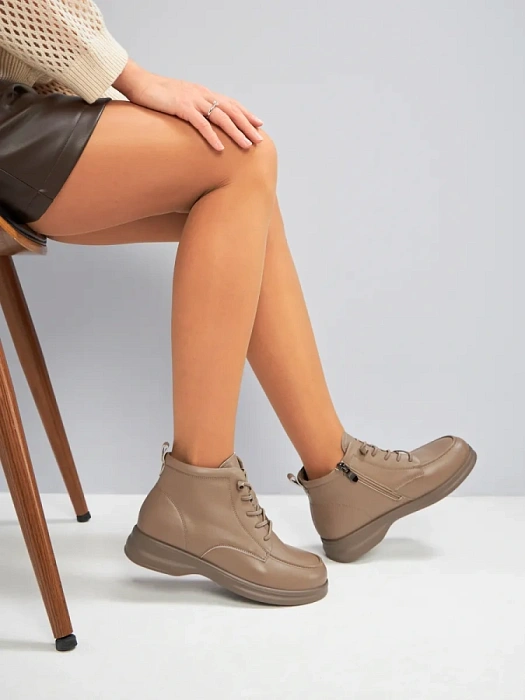 Женские ботинки eObuv хаки, артикул DY25030712B