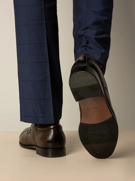 Мужские дерби BRUNO RENZONI  коричневые, артикул YS397A-H07B-NP-1