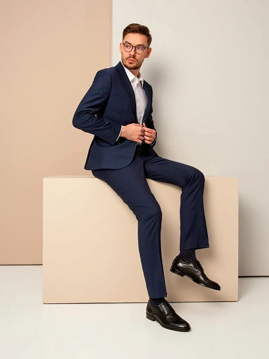 Мужские туфли BRUNO RENZONI  черные, артикул 5381A-727A