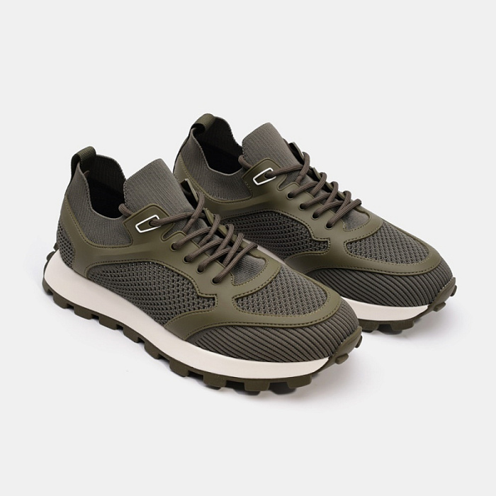 Мужские кроссовки BRUNO RENZONI  зеленые, артикул ZS23136-11