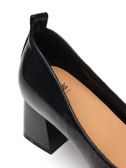 Женские туфли лодочки basic Donna Daniella  черные, артикул 42-TME27-54-501