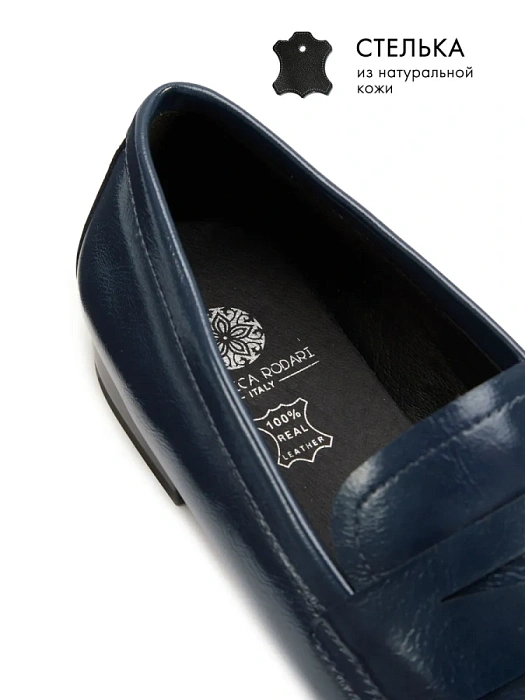 Женские туфли FEDERICA RODARI синие, артикул 4E-5136-202A-25W