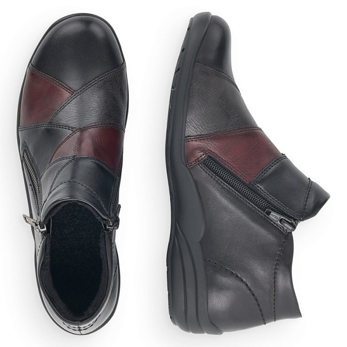 Женские ботинки REMONTE черные, артикул R7674-02