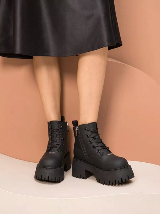 Женские ботинки basic SOFIA-ALEXANDRA черные, артикул SA15162-WN/8