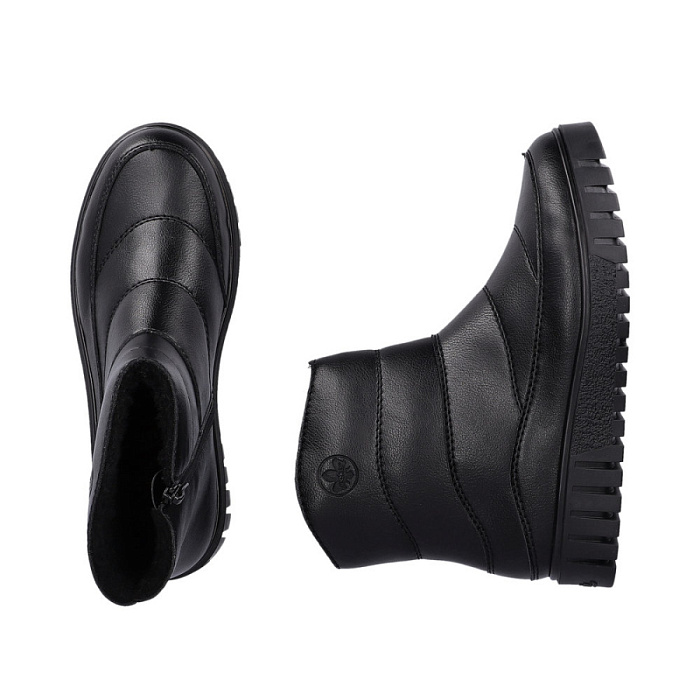 Женские ботинки basic RIEKER черные, артикул Y3460-00