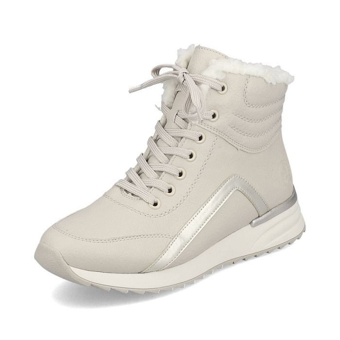 Женские ботинки RIEKER бежевые, артикул X8004-60