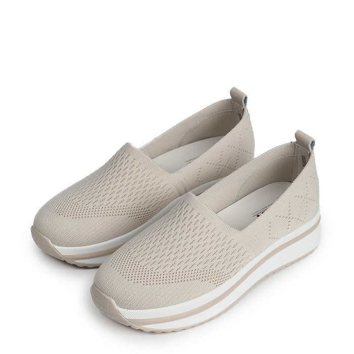 Женские туфли eObuv бежевые, артикул 903619-0