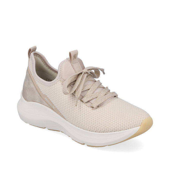 Женские кроссовки RIEKER бежевые, артикул 42109-60