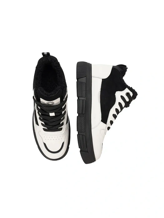 Женские ботинки basic FEDERICA RODARI белые, артикул 42E-H516-1A