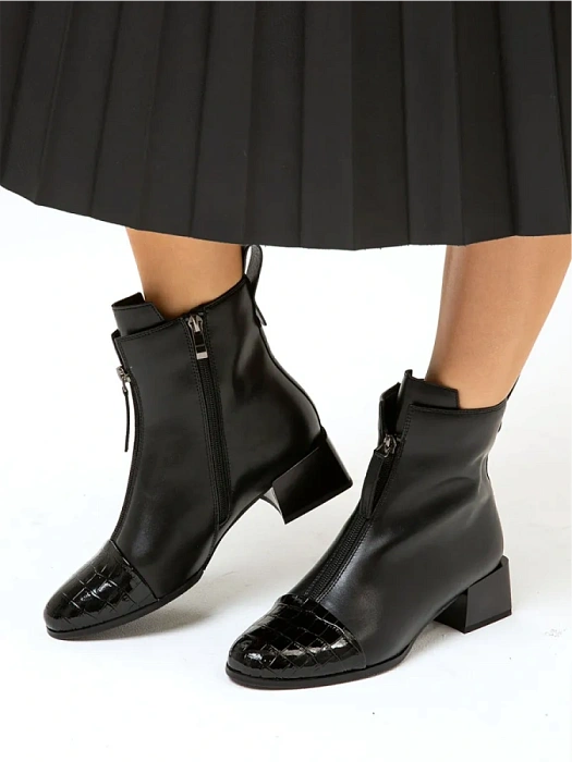 Женские ботинки FEDERICA RODARI черные, артикул 7E-3C864-6