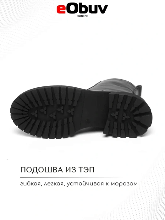 Женские ботинки eObuv черные, артикул EO-Q-51-24-1/black