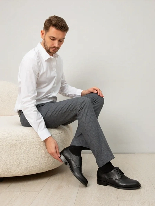 Мужские туфли BRUNO RENZONI  черные, артикул DF2265-101