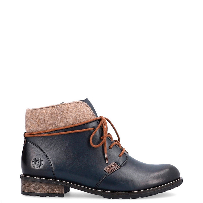 Женские ботинки basic REMONTE синие, артикул R3332-16