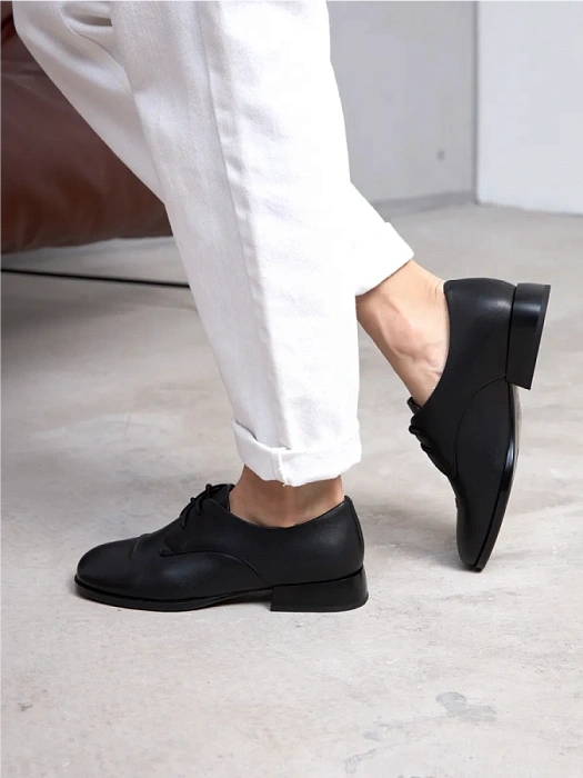 Женские туфли SOFIA-ALEXANDRA черные, артикул 38E-HF1279-6140D1-25W