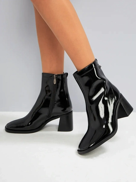 Женские ботильоны FEDERICA RODARI черные, артикул 17E-Z18114B-25W