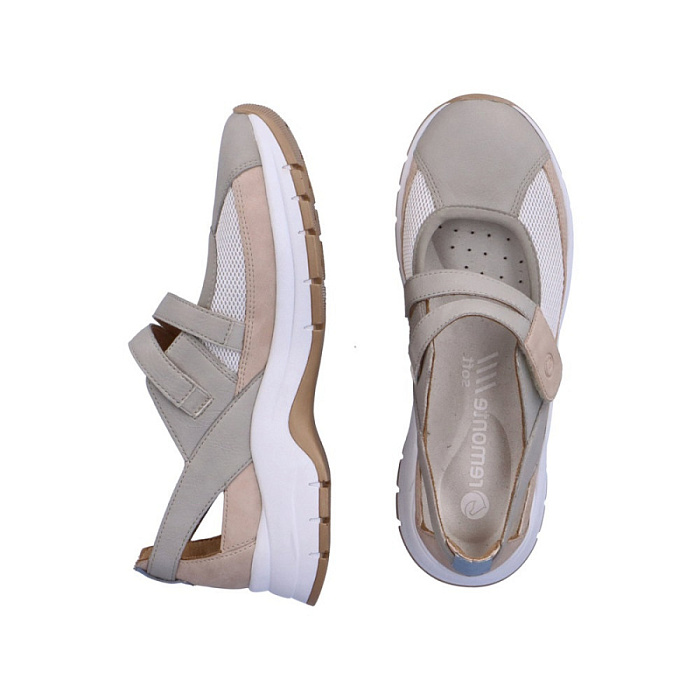 Женские туфли REMONTE серые, артикул D0G08-40