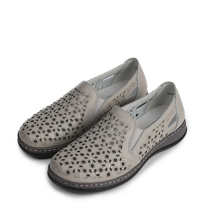 Женские туфли eObuv серые, артикул 202474-5