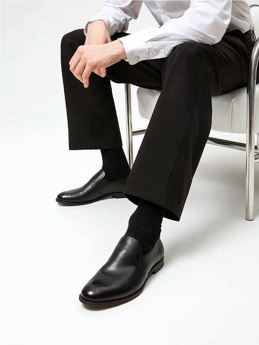 Мужские туфли BRUNO RENZONI  черные, артикул BR16773-MB