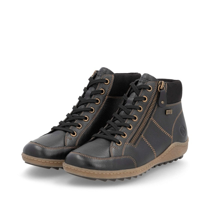 Женские ботинки REMONTE черные, артикул R1457-02