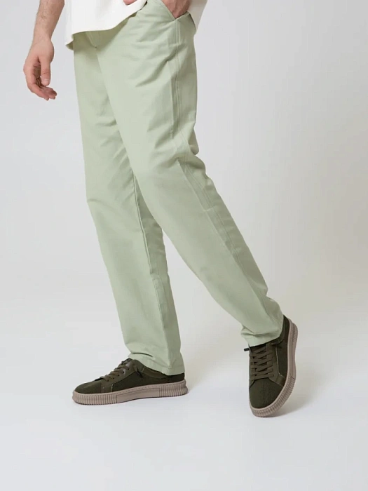 Мужские кеды BRUNO RENZONI  зеленые, артикул ZS23122-11