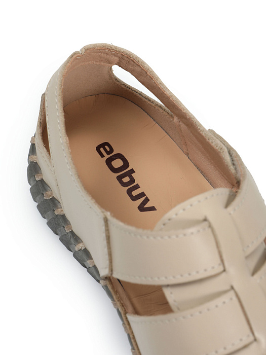 Женские сандалеты basic eObuv бежевые, артикул C1102-022