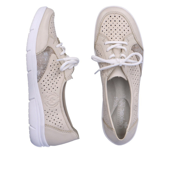 Женские туфли RIEKER бежевые, артикул L7403-60