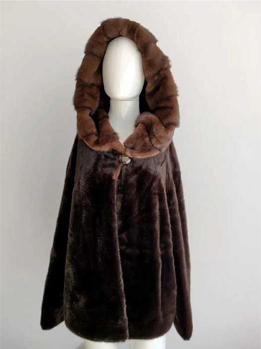 Шуба Donna Daniella , артикул 3-gucci_d.brown