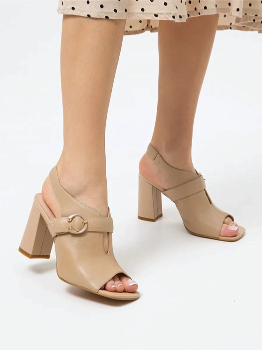 Женские туфли откр. basic SOFIA-ALEXANDRA бежевые, артикул SA16800-WL