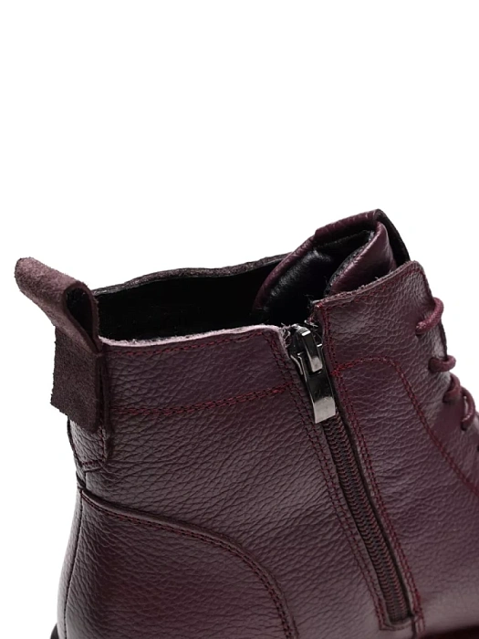 Женские ботинки eObuv бордовые, артикул CTW21-BWL3006-3(Q)