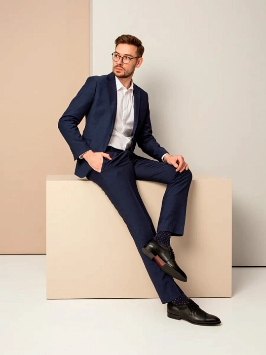 Мужские туфли basic BRUNO RENZONI  черные, артикул 5240A-758B