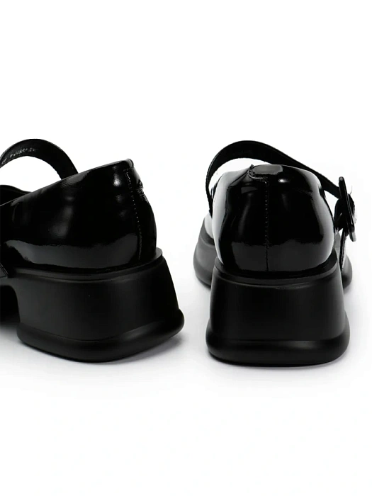 Женские мери джейн FEDERICA RODARI черные, артикул FD38E-HF977-A