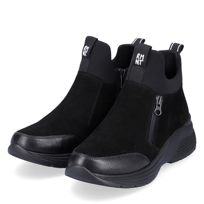 Женские ботинки REMONTE черные, артикул D6676-03
