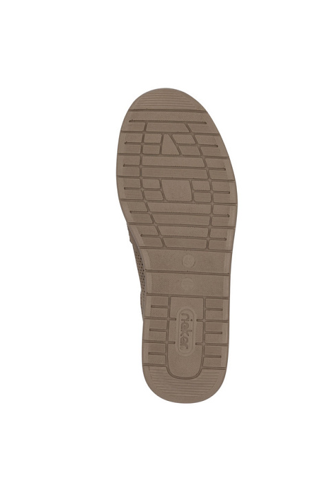 Мужские слипоны RIEKER коричневые, артикул 11950-26