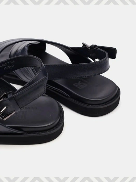 Мужские сандалии BRUNO RENZONI  синие, артикул TK803-7-H8